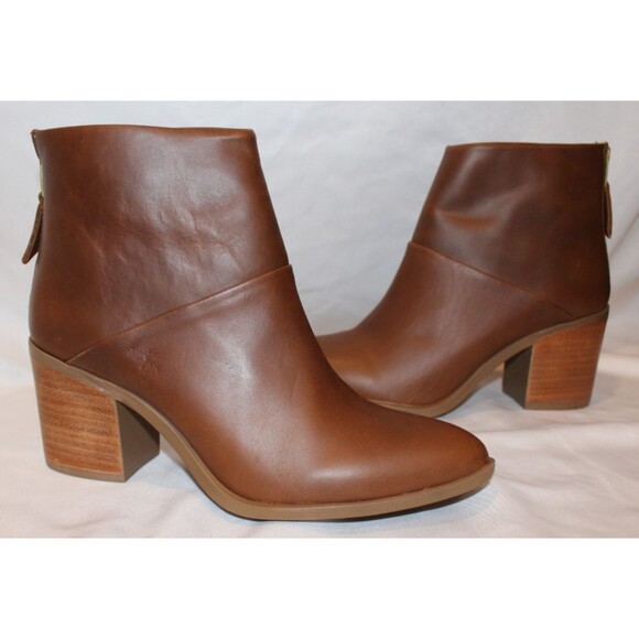 Nisolo Women's Dari Leather Commuter Boots BROWN Size‎ 9.5 NIB $250 RARE COLOR - Picture 5 of 6